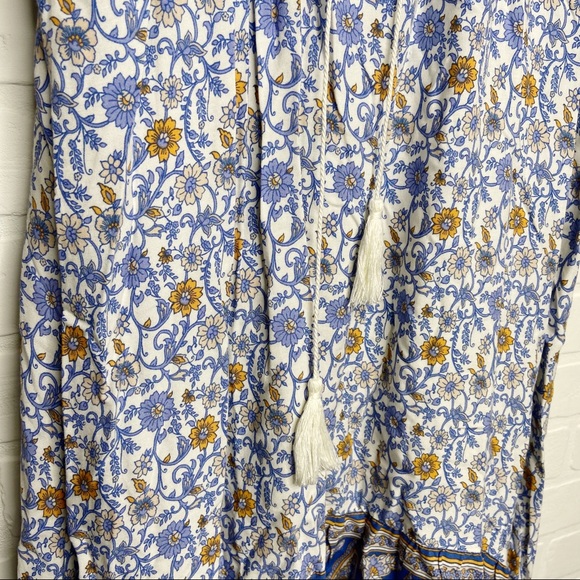 American Rag cottage core skirt tassel floral S - Picture 5 of 11